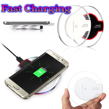 Load image into Gallery viewer, Qi Wireless Charger Dock Charging Pad for iPhone & Samsung Universal