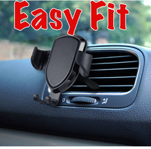 Load image into Gallery viewer, Qi Wireless Charger Phone Holder Air Vent Universal Mount