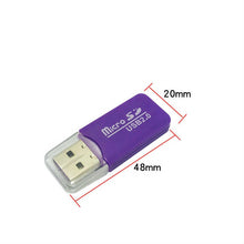 Load image into Gallery viewer, Micro SD Card Reader USB high speed External USB fast data transfer