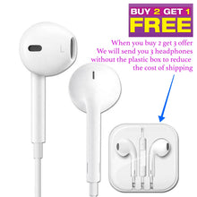Load image into Gallery viewer, Earphones 3.5mm Jack Headphone Wired with Mic.