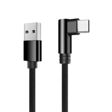 Load image into Gallery viewer, Type C Fast Charging Cable & Data Sync 90º