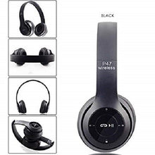 Load image into Gallery viewer, Wireless P47 Stereo Gaming Headset Foldable Bluetooth Over Ear Headphones Mic