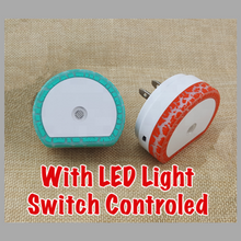 Load image into Gallery viewer, Power Plug 3 Pin Irish Main Wall Charger Adapter 2 USB Outlet LED Night Light
