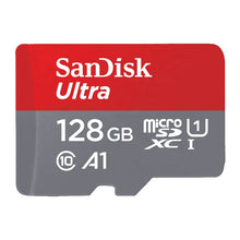 Load image into Gallery viewer, SanDisk A1 Micro SD Card 128gb Class 10 100Mb/s
