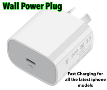 Load image into Gallery viewer, PD Power Plug 18W Type-C Fast Wall Charger 3 Pin Power Adapter iPhone11 iPhon12
