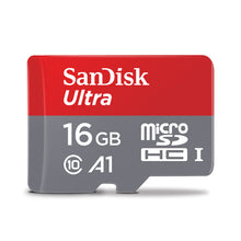 Load image into Gallery viewer, SanDisk A1 Micro SD Card 16gb Class 10 98Mb/s
