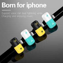 Load image into Gallery viewer, iPhone Pill Style Adapter for Charging and Headphones 
