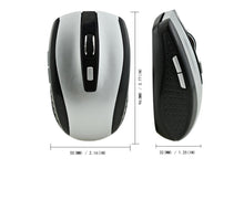 Load image into Gallery viewer, Wireless Mouse 2.4GHz Optical Cordless Mouse Desktop Laptop Gamer USB Receiver
