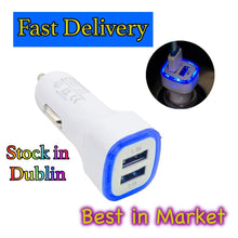 Load image into Gallery viewer, Car Charger Dual USB Lighter Socket Adapter
