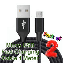 Load image into Gallery viewer, Micro USB Fast Charging Cable &amp; Data Sync
